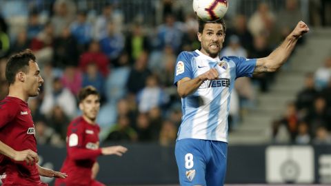 Adri&aacute;n en el M&aacute;laga-Osasuna