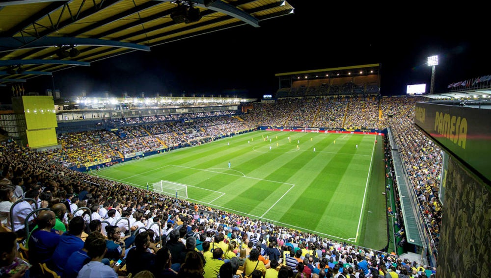 El Estadio de la Cerámica lleno en un partido del Villarreal.