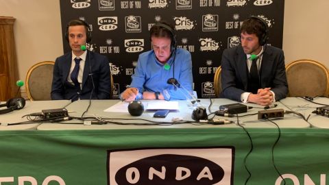 Esteban Granero y Sergio Canales, en El Transistor. 