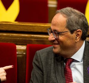 El presidente de la Generalitat, Quim Torra El presidente de la Generalitat, Quim Torra