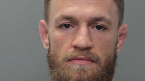 Foto de la Polic&iacute;a de Miami tras detener a Conor McGregor