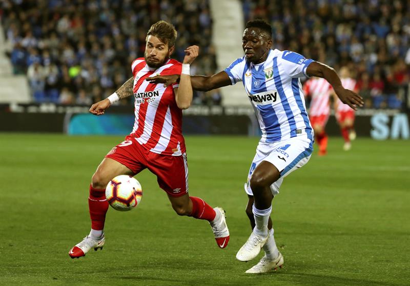 El Girona abre una puerta en la fortaleza de Butarque El Girona abre una puerta en la fortaleza de Butarque