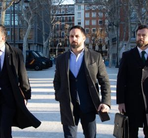 Javier Ortega Smith, Santiago Abascal e Iván Espinosa de los Monteros Javier Ortega Smith, Santiago Abascal e Iván Espinosa de los Monteros