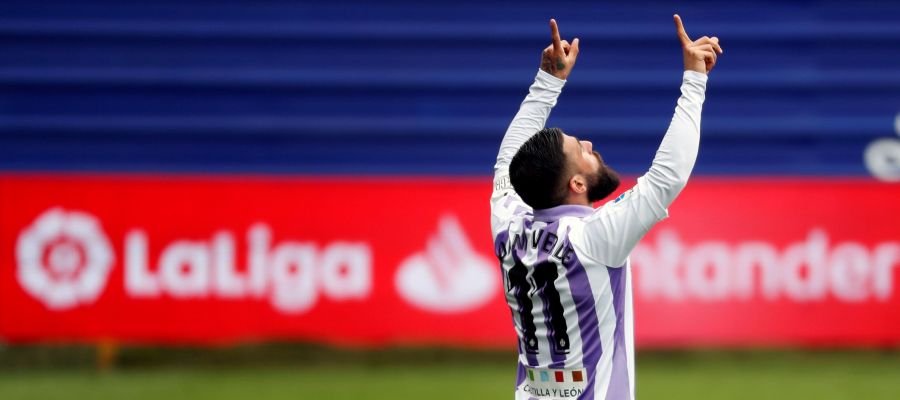 Daniele Verde logra un gol importante con el Valladolid. Daniele Verde logra un gol importante con el Valladolid.