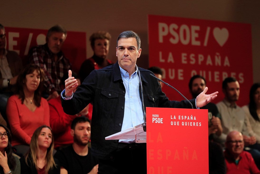 Pedro Sánchez elige Dos Hermanas para comenzar su campaña electoral Pedro Sánchez elige Dos Hermanas para comenzar su campaña electoral