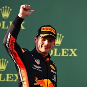 Verstappen, en el podio de Australia Verstappen, en el podio de Australia