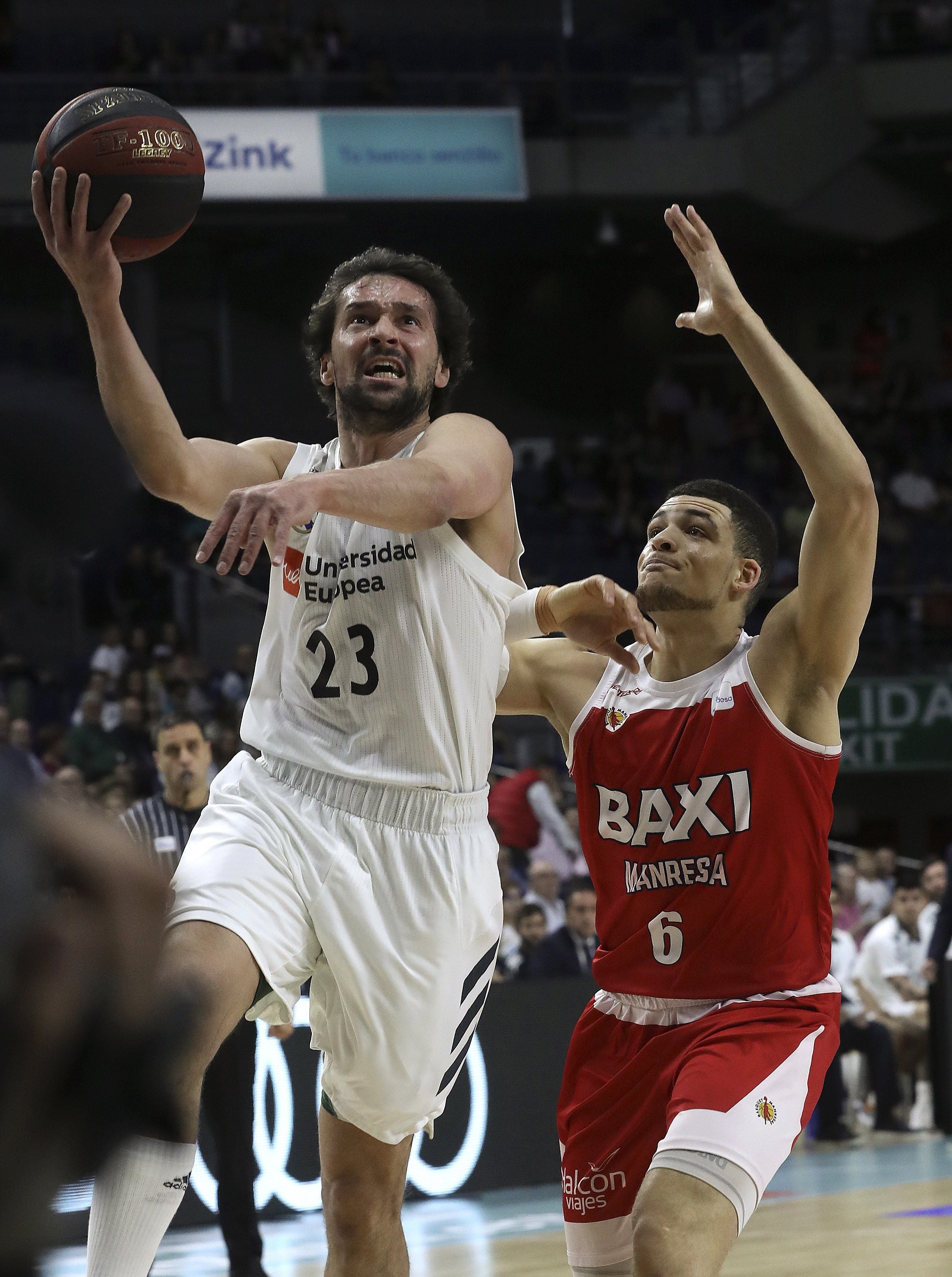 El Real Madrid arrolla al Manresa con un gran Yusta El Real Madrid arrolla al Manresa con un gran Yusta