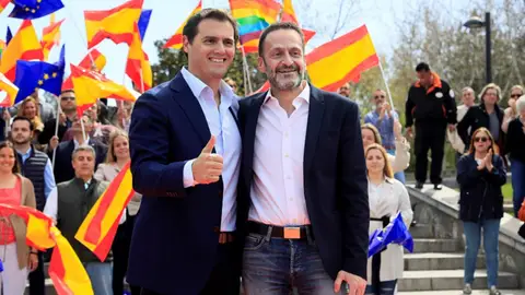 Albert Rivera junto a Edmundo Bal en un acto en Madrid Albert Rivera junto a Edmundo Bal en un acto en Madrid