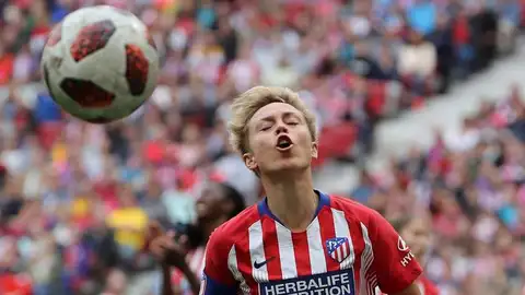 La jugadora del Atlético de Madrid, Amanda Sampedro. La jugadora del Atlético de Madrid, Amanda Sampedro.