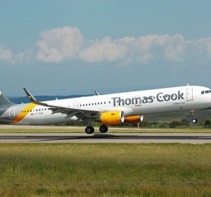 Avión de la compañía Thomas Cook. Avión de la compañía Thomas Cook.