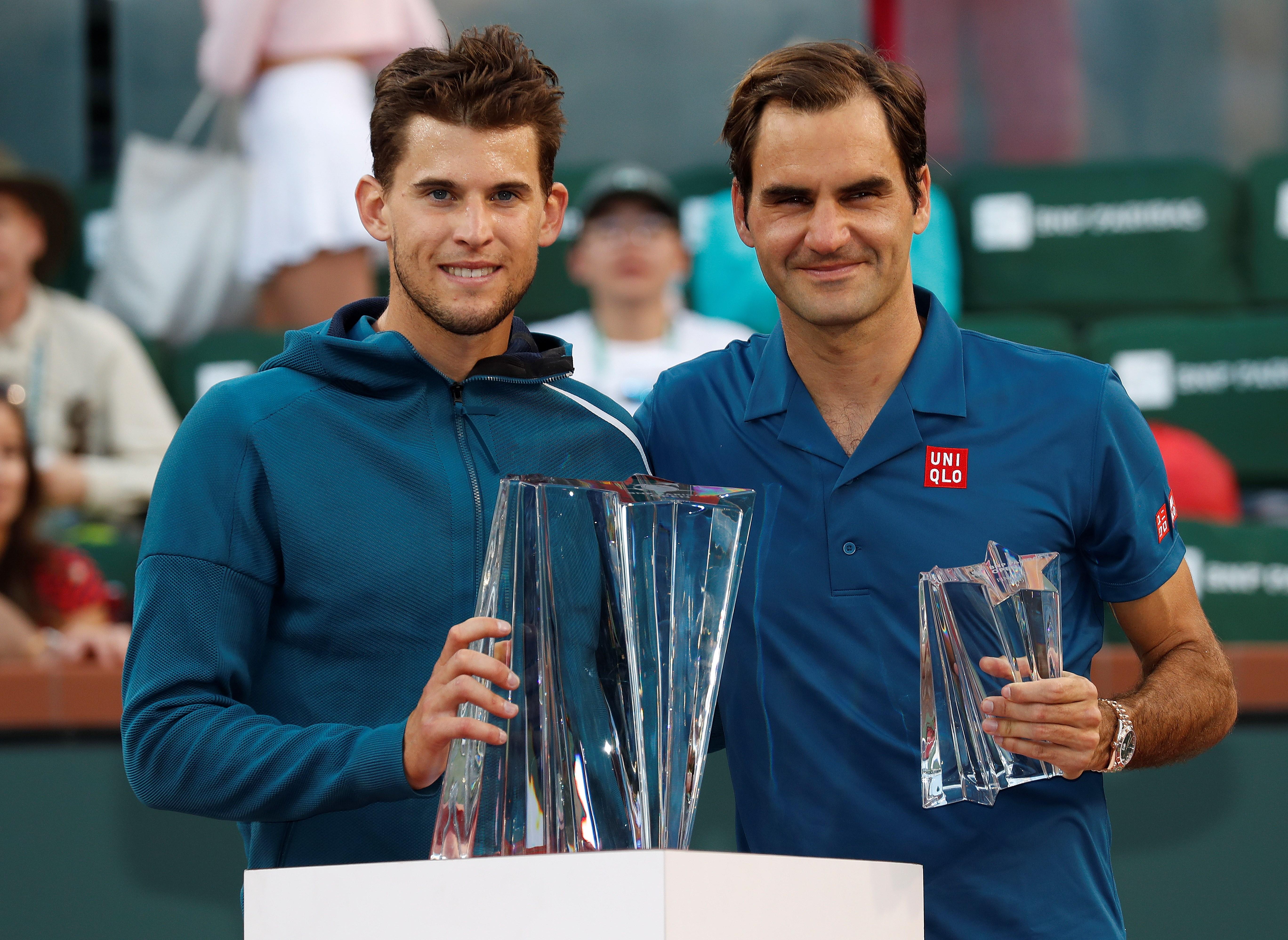 Dominic Thiem remonta ante Federer para adjudicarse Indian Wells Dominic Thiem remonta ante Federer para adjudicarse Indian Wells
