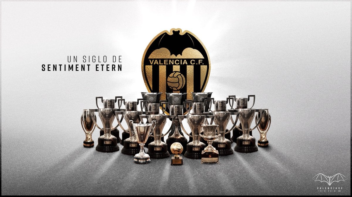 El Valencia celebra su centenario con el sueño de un posible doblete El Valencia celebra su centenario con el sueño de un posible doblete