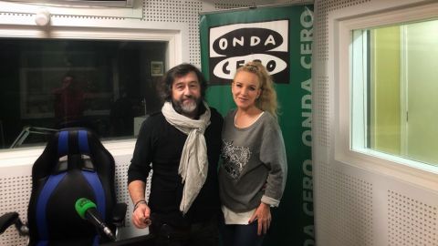 Silvia Alonso en los estudios de Ourense