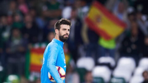 Gerard Piqu&eacute;, en el Benito Villamar&iacute;n