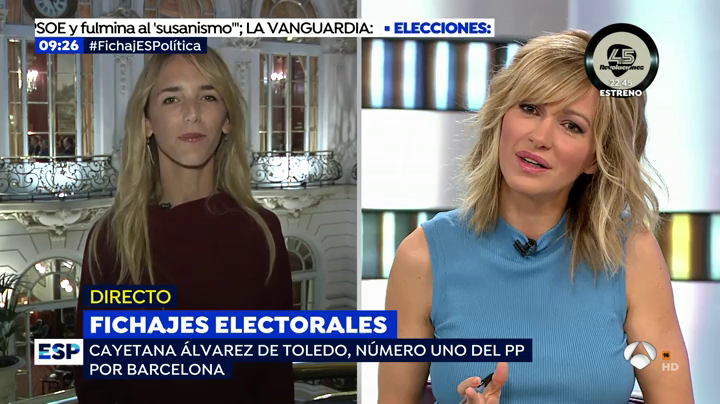 Álvarez de Toledo se presenta para "defender" a los catalanes que quieren vivir "en un Estado democrático" Álvarez de Toledo se presenta para "defender" a los catalanes que quieren vivir "en un Estado democrático"