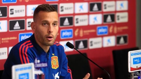 Sergio Canales en rueda de prensa