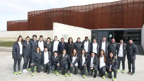 Selección Española de Balonmano Visita a la Villa Romana de la Olmeda