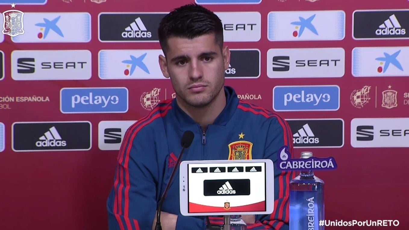 Morata bromea sobre la renovación de Casillas con el Oporto: "Habrá atracado un poco" Morata bromea sobre la renovación de Casillas con el Oporto: "Habrá atracado un poco"