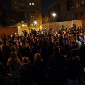 Disturbios y cargas policiales en Vallecas