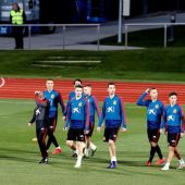 Nuevo entrenamiento de la Selección española de fútbol en Las rozas