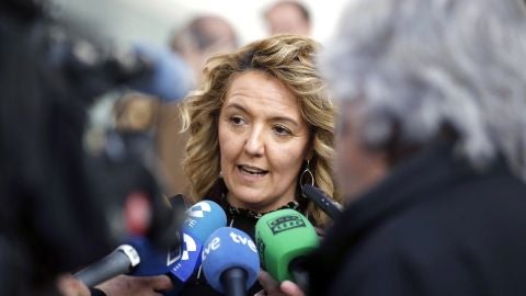 La candidata del PP a la Presidencia del Principado, Teresa Mallada