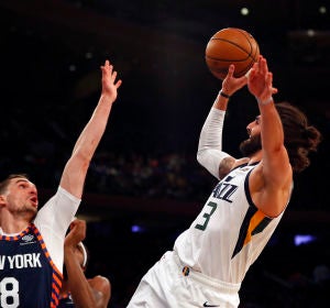 Ricky Rubio, en acción ante los Knicks en el Madison Square Garden Ricky Rubio, en acción ante los Knicks en el Madison Square Garden