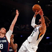 Ricky Rubio, en acción ante los Knicks en el Madison Square Garden Ricky Rubio, en acción ante los Knicks en el Madison Square Garden