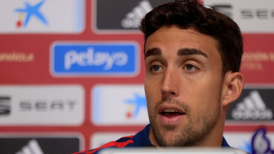 Jaime Mata, en rueda de prensa en Las Rozas
