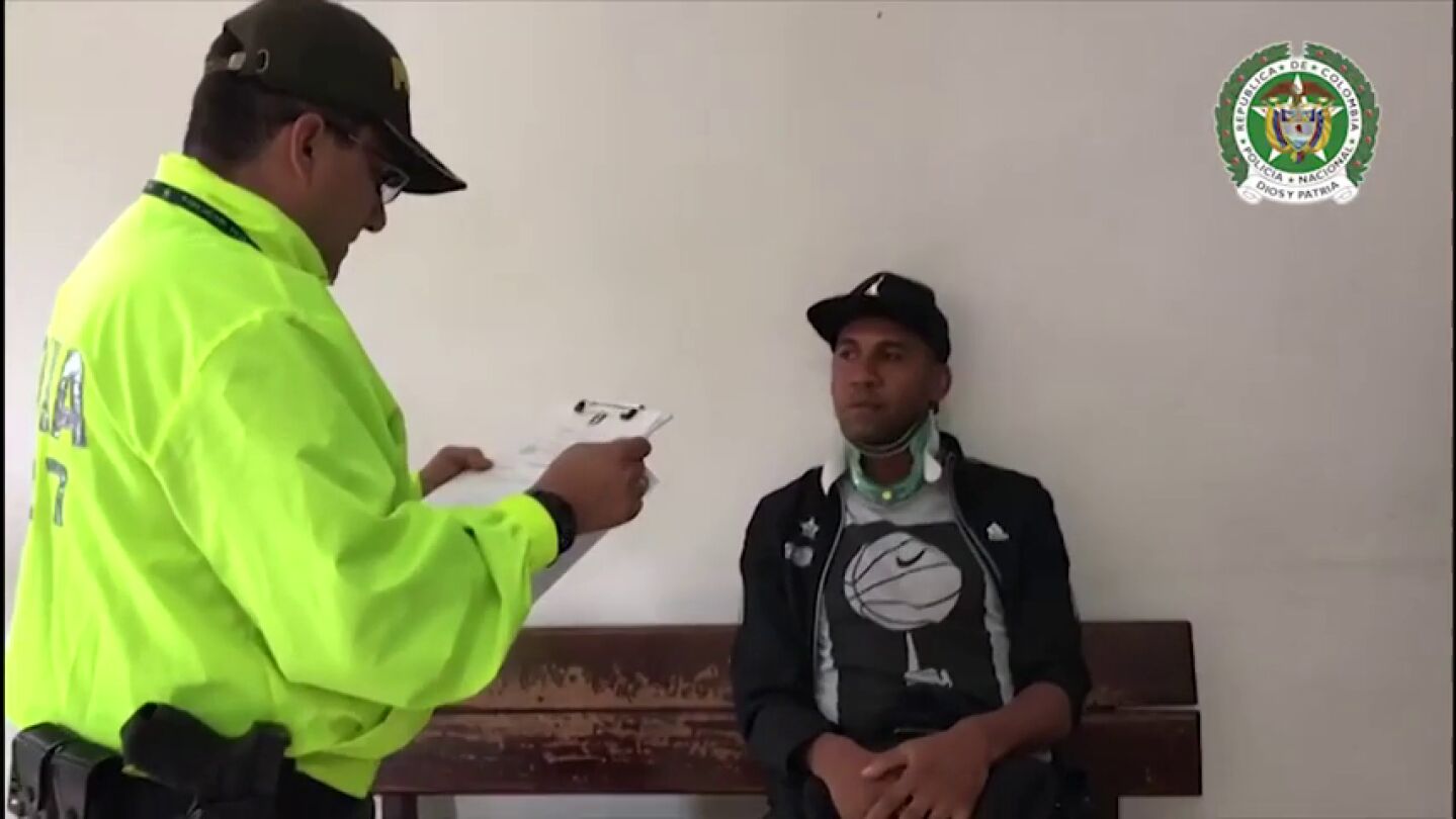 As&iacute; fue la detenci&oacute;n del exfutbolista Jhon Vi&aacute;fara en Cali