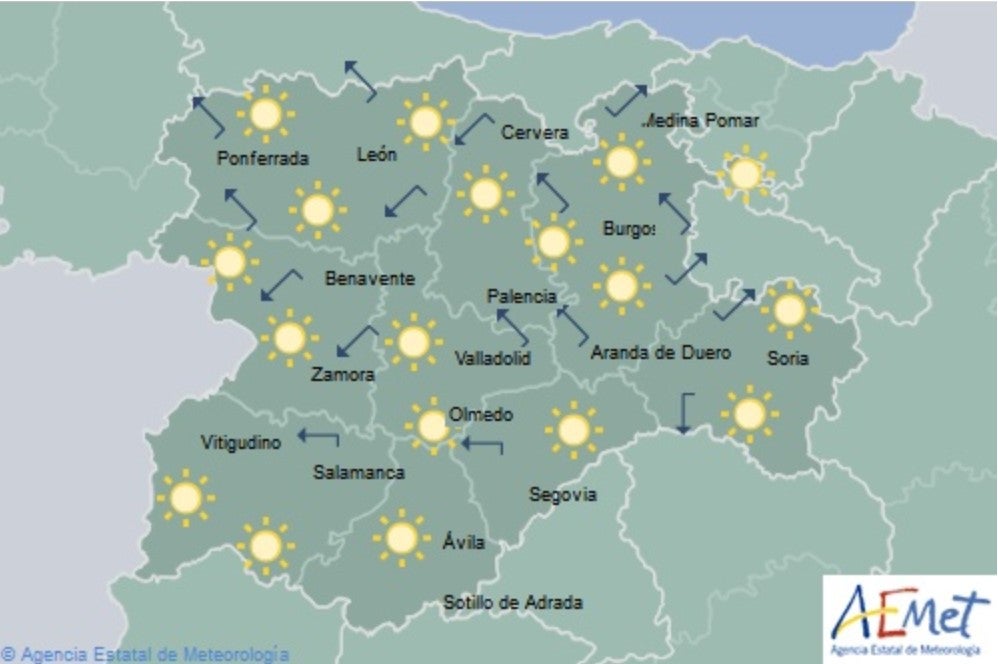 El Tiempo para las próximas horas El Tiempo para las próximas horas