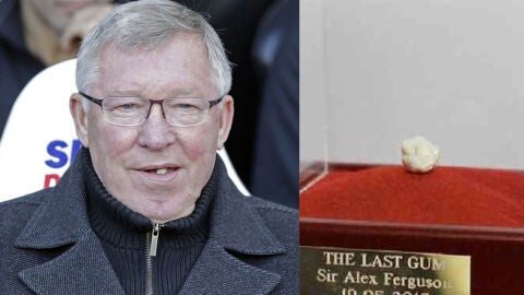 Subastan el &uacute;ltimo chicle de Alex Ferguson