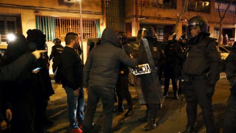 Disturbios en Vallecas