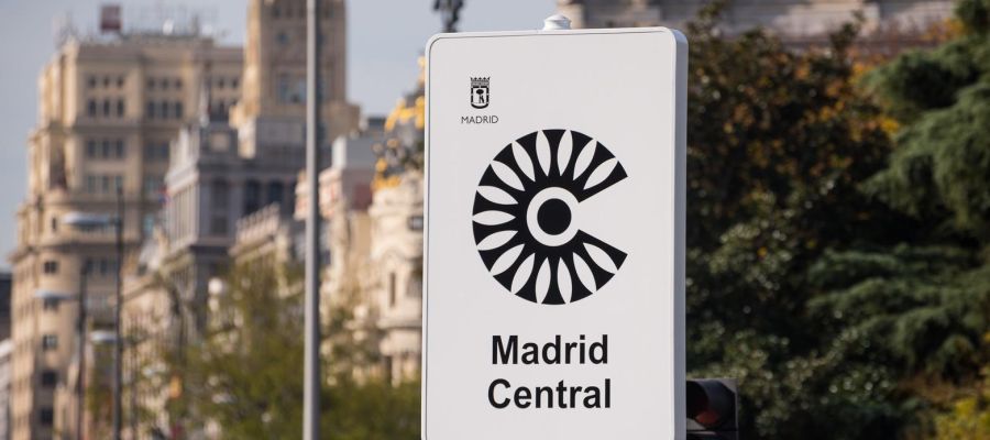 Señal de Madrid Central Señal de Madrid Central