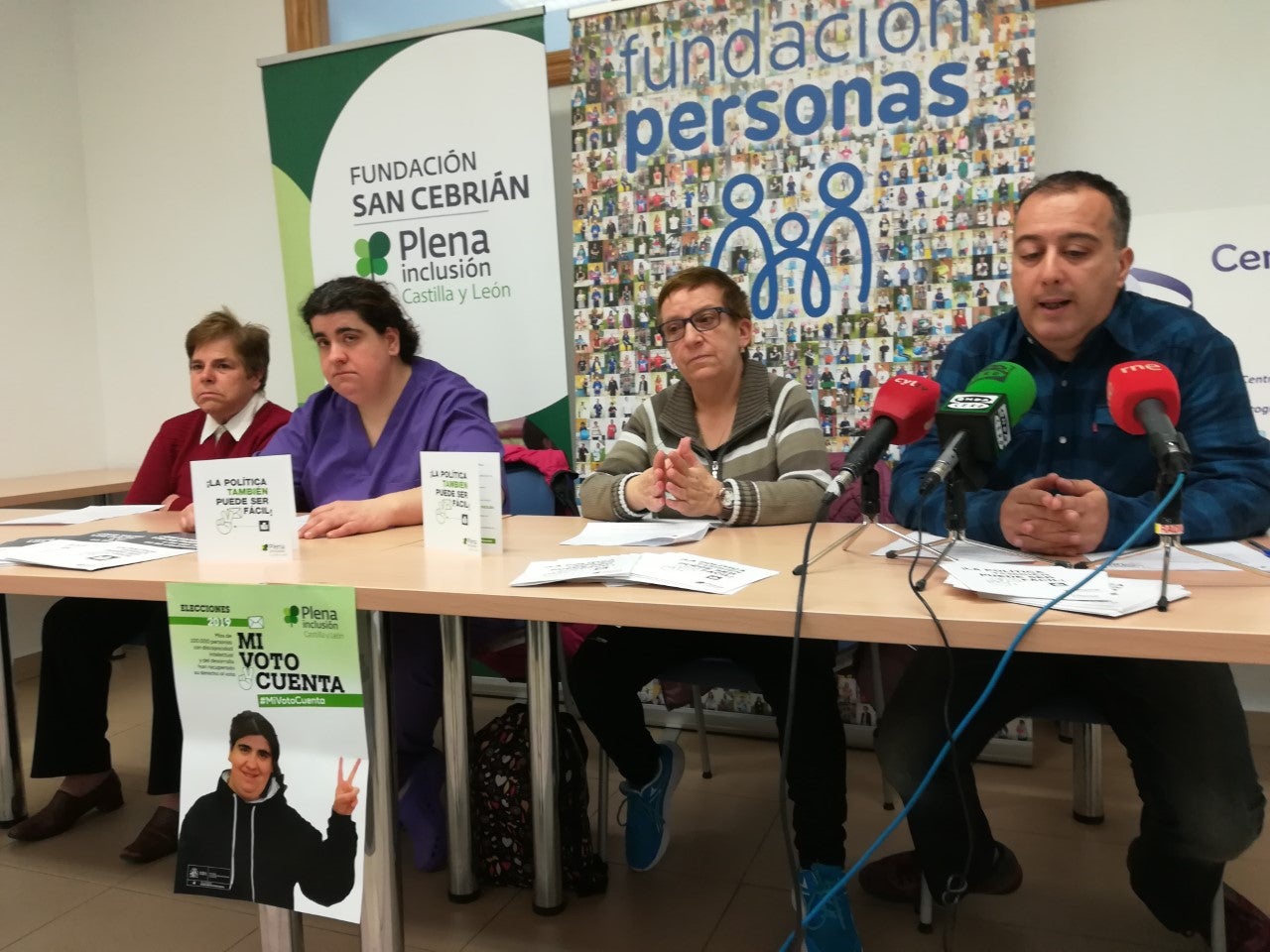 Las personas discapacitadas piden que "su voto cuente" Las personas discapacitadas piden que "su voto cuente"