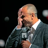 Ginobili, durante su discurso Ginobili, durante su discurso