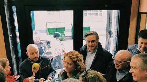 Visita de Teresa Mallada (PP) a la Sociedad Gijonesa de Caridad Visita en Gijón