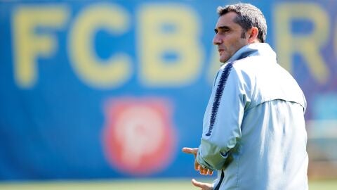 Ernesto Valverde, entrenador del Barcelona