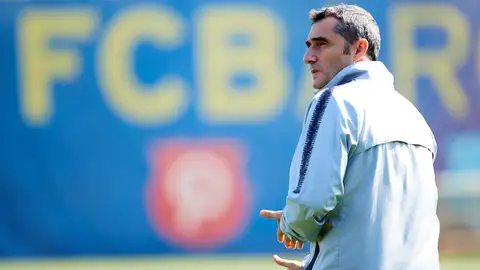 Ernesto Valverde, entrenador del Barcelona Ernesto Valverde, entrenador del Barcelona