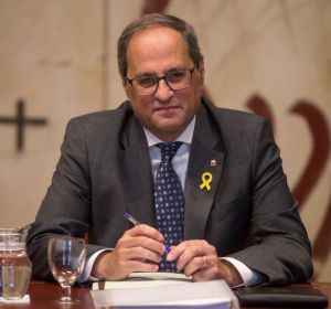 El presidente de la Generalitat, Quim Torra El presidente de la Generalitat, Quim Torra