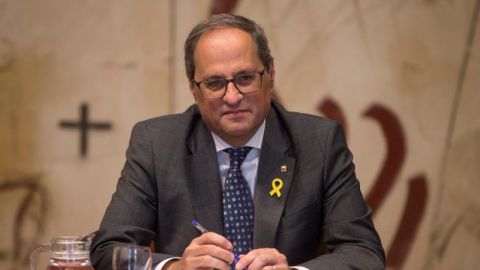 El presidente de la Generalitat, Quim Torra