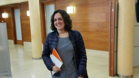 La concejala Eva Crisol en el Ayuntamiento de Elche