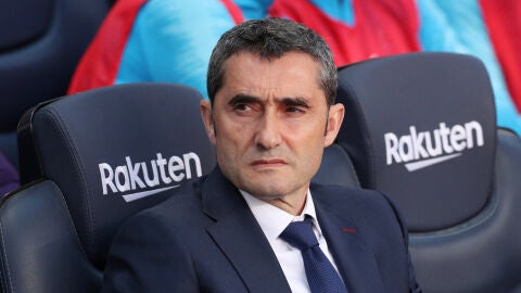 Ernesto Valverde, entrenador del Barcelona
