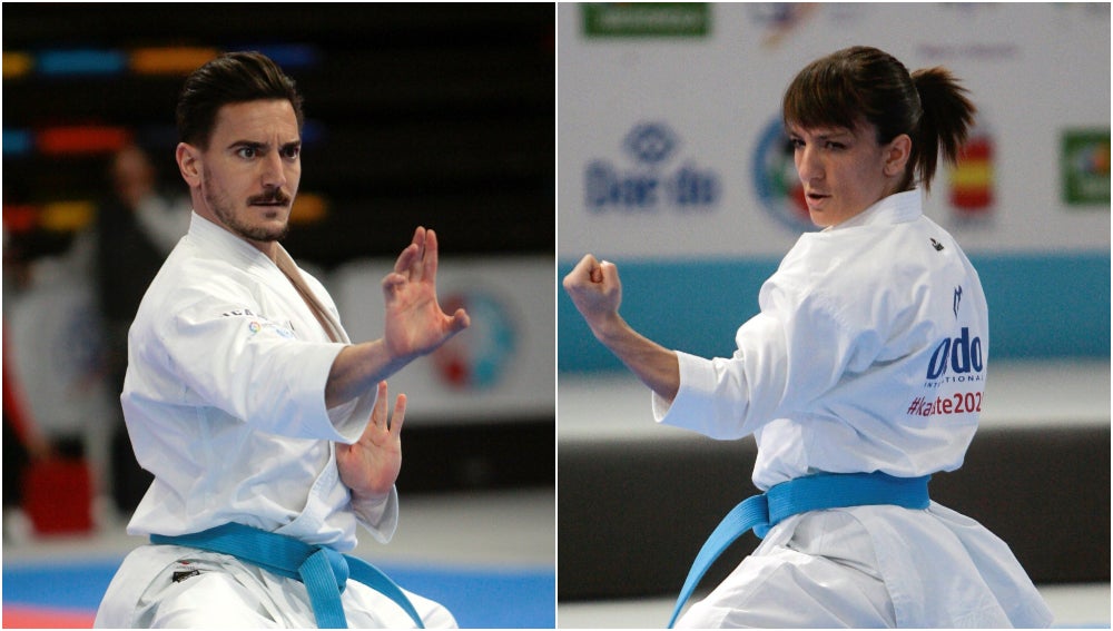 Damián Quintero y Sandra Sánchez, campeones de Europa de kárate en kata Damián Quintero y Sandra Sánchez, campeones de Europa de kárate en kata