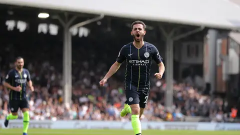 Bernardo Silva celebra un gol Bernardo Silva celebra un gol