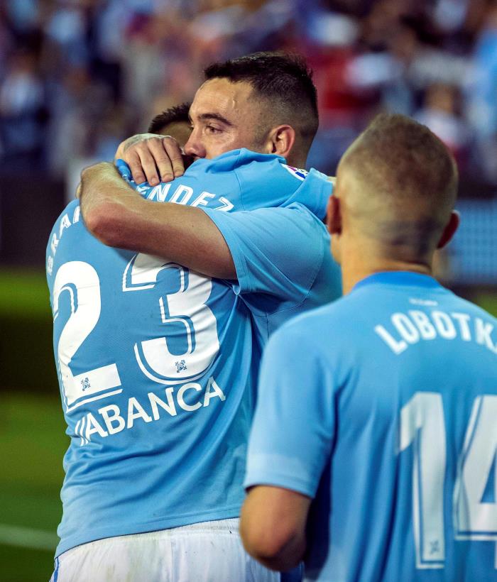 Las lágrimas de Iago Aspas tras volver con victoria al Celta después de tres meses lesionado: "He sufrido mucho" Las lágrimas de Iago Aspas tras volver con victoria al Celta después de tres meses lesionado: "He sufrido mucho"