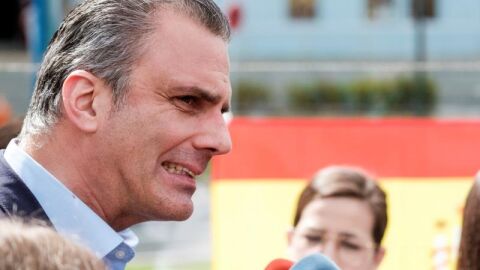 Javier Ortega Smith (Vox) en un acto