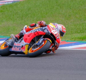 Marc Márquez, durante el GP de Argentina Marc Márquez, durante el GP de Argentina