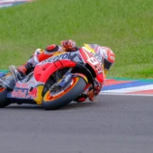 Marc Márquez, durante el GP de Argentina Marc Márquez, durante el GP de Argentina