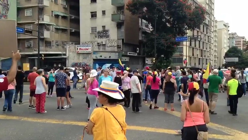 Protestas en Venezuela cuando se cumple una semana de los apagones Protestas en Venezuela cuando se cumple una semana de los apagones