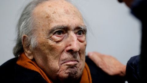 El escritor Rafael S&aacute;nchez Ferlosio durante un homenaje en diciembre de 2017